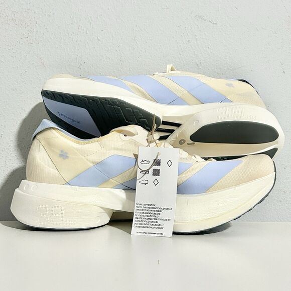 Adidas Wmns Adizero Adios Pro 4 “Warm Vanilla Onix” Women Size 7 Running Shoes - Picture 6 of 9